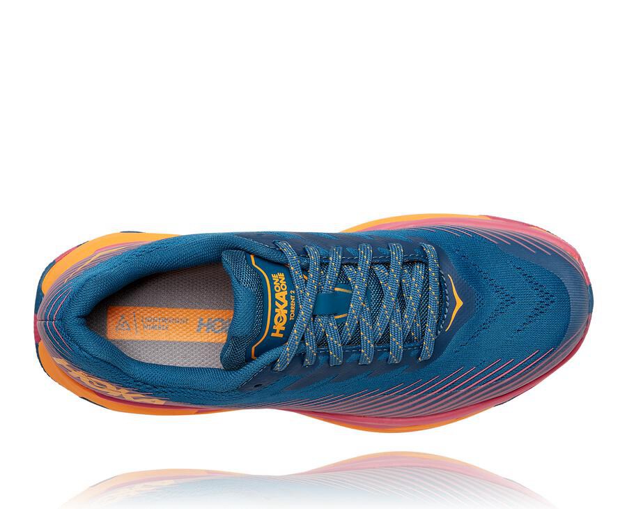 Hoka One One トレイルシューズ レディース 青 - トレント 2 - FI4096735